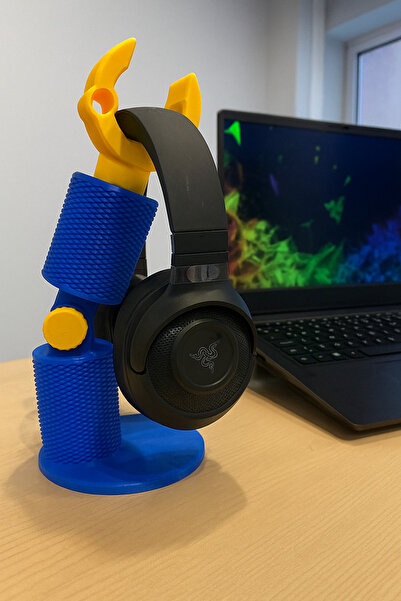 Srd3dMaker Lego Benzeri Ayarlanabilir Modüler Kulaklık Standı-askısı Robotik Kol