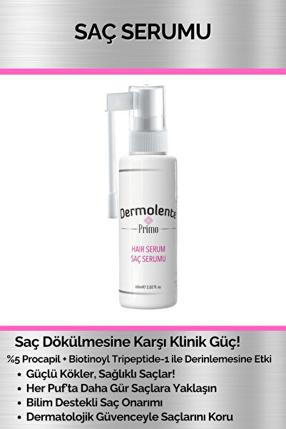 dermolente Saç Dökülmesine Karşı Serum Sprey - Anti Hair Loss Serum 60 Ml
