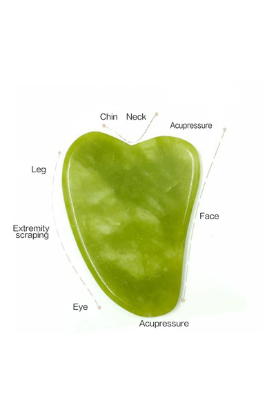 Choice GuaSha board Guasha Natural Stone Massage Face Jade Roller Gua Sha Mas...