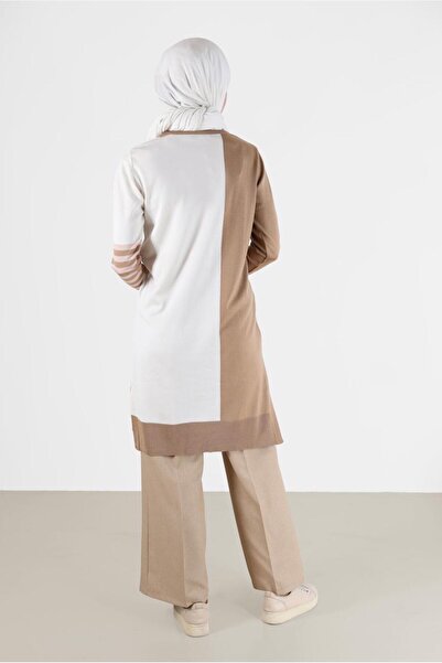 Alvina 3-COLOR TRICOT TUNIC WITH STRIP DETAIL 42106