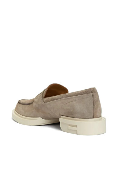 Fendi Frame Koyu Bej Erkek Loafer