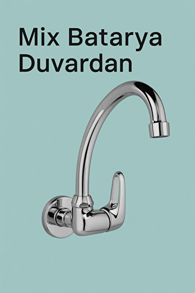 Genel Markalar Duvardan Çıkışlı Tekli Mix Batarya