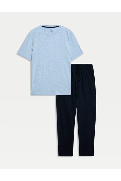 Marks & Spencer Saf Pamuklu Pijama Takımı