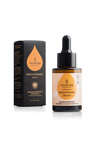 ProGlow Ser antioxidant iluminator cu vitamina C lipozomală și glutation – 30 ml