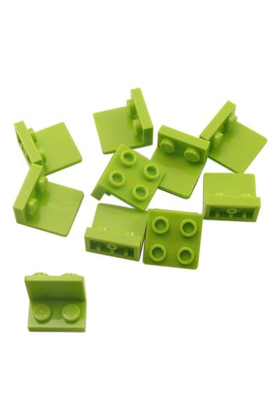 LEGO Creator MOC قوس توصيل عكسي 1 × 2 - 2 × 2 أخضر فستقي 4 قطع سيتم إرسالها