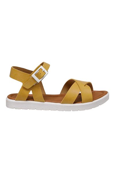 Ponchiq Sandale pentru copii unisex galben muștar