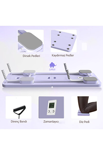 ELAMOUR Pilates Board | Çok Amaçlı Reformer Pilates