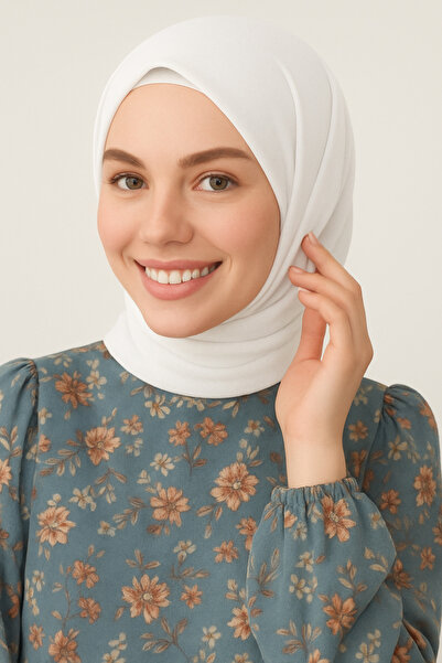 Ramellia Cotton Cashmere Shawl White – Four Seasons Lightweight, Breathable, Cashmere Shawl