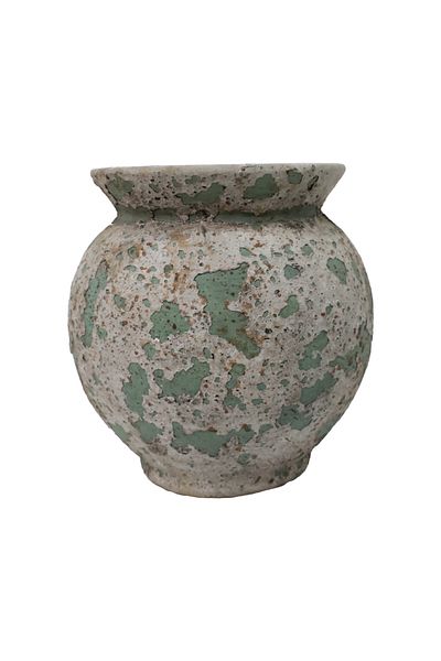 Generic Luxury Vase Stand in Soft Green for Elegant Home and Garden Decor (14.5*14.5*15.5cm)