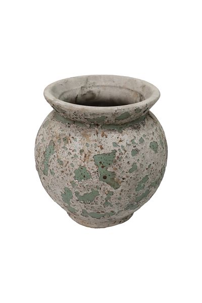 Generic Luxury Vase Stand in Soft Green for Elegant Home and Garden Decor (14.5*14.5*15.5cm)
