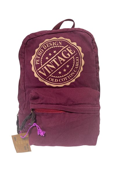 Old Cotton Vintage Design Mini Backpack - Quality Mubia Bag 5062