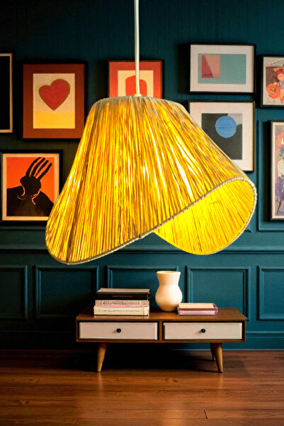 Bubihome Elysia Rafya İskandinav Rustik Avize, Tasarım Bohem Aydınlatma