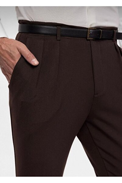 MartinoButik High Waist Belted Men's Pleated Italian Cut Trousers
