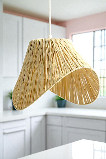 Bubihome Elysia Rafya İskandinav Rustik Avize, Tasarım Bohem Aydınlatma