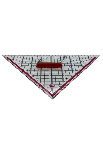 Artus Tedarik Triangle Geoderic Ruler 32 Cm with Extra Holder Scale