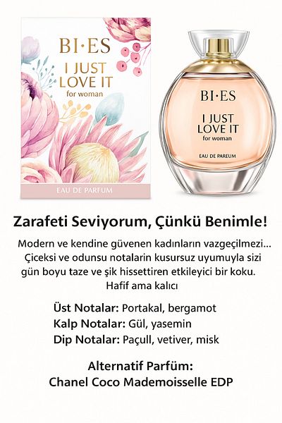 Bİ ES POL Just Love It Eau de Parfum for Women