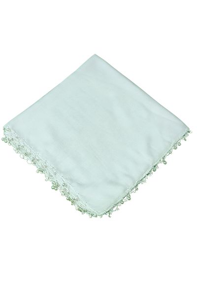 mim eşarp Enba Needle Embroidered Beaded Writing