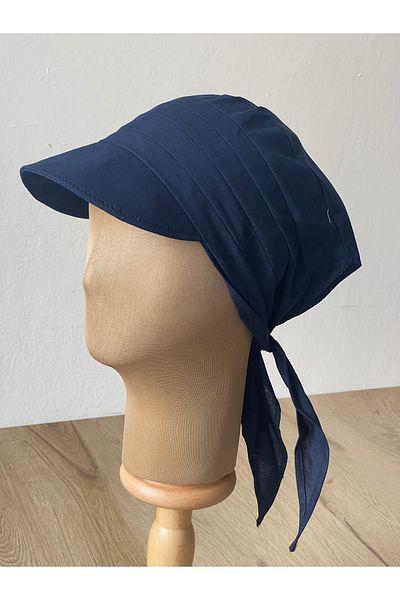 Rupen Kraft Safari Women's Hat, Tied Scarf Hat, Beach Hat, Visor Bandana Hat