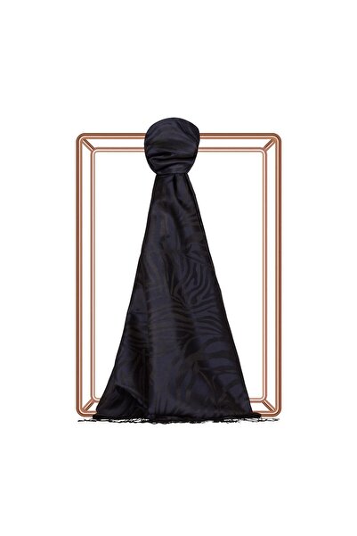 ipekevi Шовковий шарф з візерунком - Зібраний візерунок - Перлинно-білий