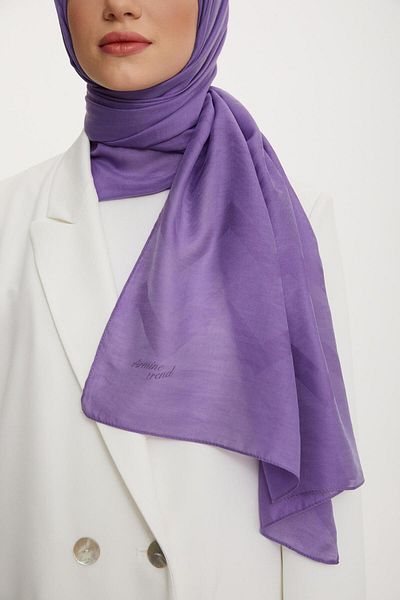 Armine Trend Işıl Shawl 5 - Βαμβάκι - Atsısl-537 - Λιλά