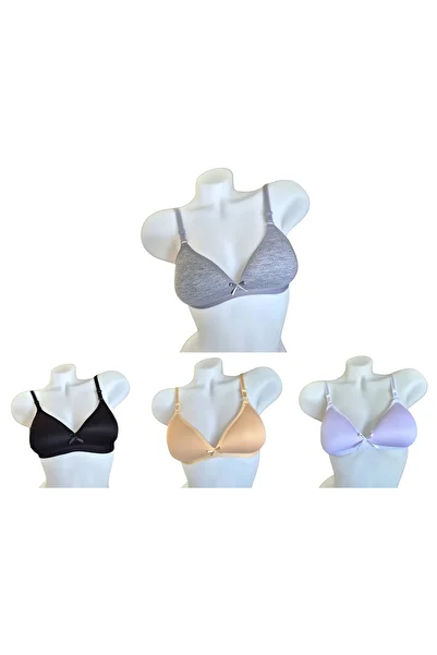 GMDPstore Young Girl Training Bra Set of 4 (a Cup)