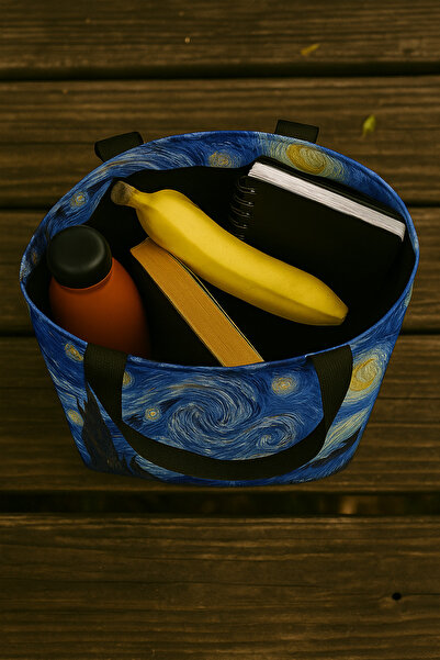 SER&YAT Desenli Bez Çanta | Dayanıklı, Hafif Ve Şık Tasarım