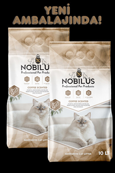 NOBİLUS Kahve Kokulu, 2'li Avantaj Paketi, Koku Hapseden, Topaklanan,tozsuz K...