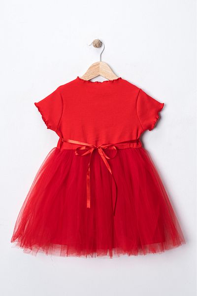 FURYATEX Cherry Tutu Dress Birthday Princess Fluffy Girl Kid Baby Party Dress