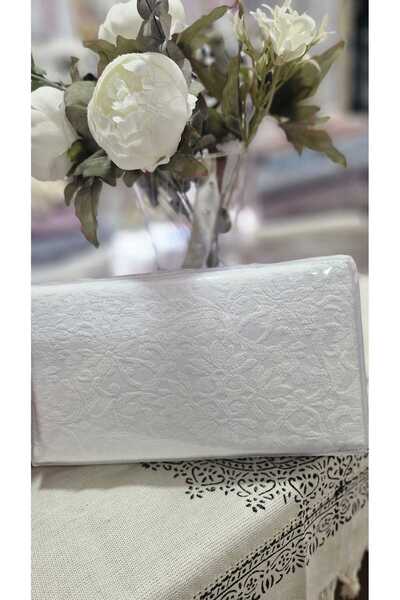 ZEYNO HOME TEKSTİL Hera Fabric Baby Pique Set 4 Pieces (80cm X 140cm) (100cm X 150cm)