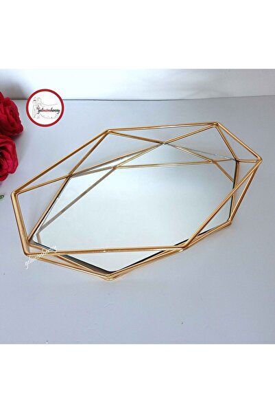 Gelincimherşey Огледална златна кутия за годежен пръстен Prism