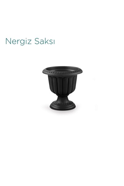 SERİNOVA Nergis Saksı No 1 Antrasit