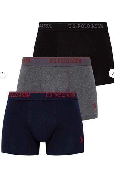 U.S. Polo Assn. 80097 Ανδρικά μποξεράκια 3 Πακ