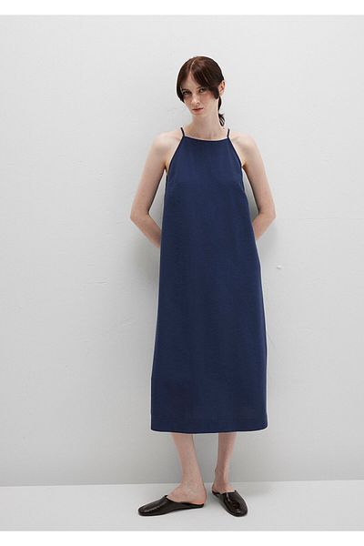 Mavi Strappy Navy Blue Dress 1310770-70487