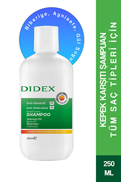 DİDEX Bitkisel Kepek Şampuanı 250ml-tüm Saçlar Için