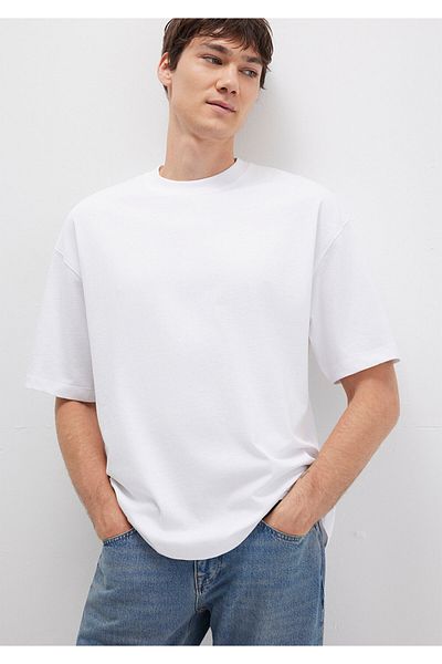 Mavi Crew Neck Black Basic T-Shirt Oversize / Wide Cut 0613113-620