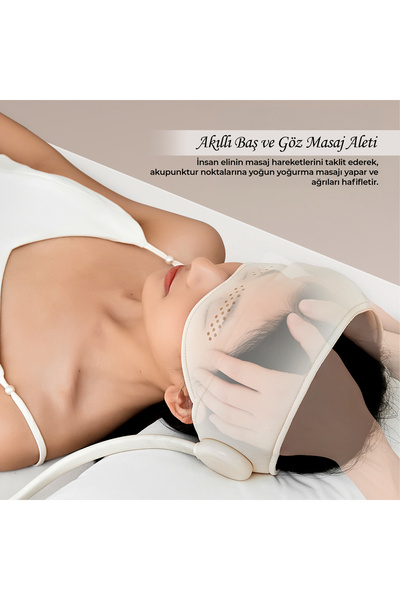 RELAXUS Sıkmalı Ovmalı Isıtmalı Kafa Masaj Cihazı