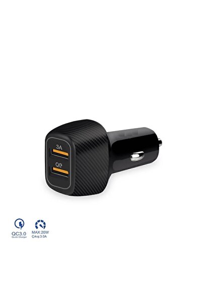 KOİ TECH 15w Qc 3.0 Usb Hızlı Şarj Çakmaklık Araç Içi Şarz Aleti Araba Aksesu...