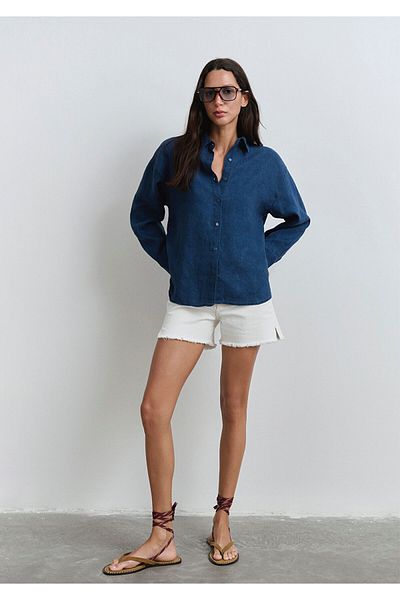 Mavi Heidi 90S Off-White Jean Shorts 1410057-90426