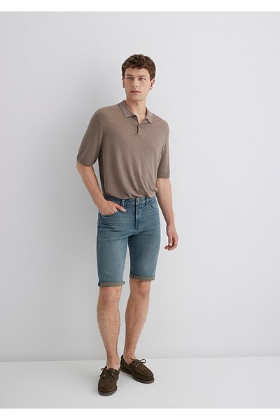 Mavi Nicholas Blue Premium Vintage Misty Indigo Jean Shorts 0416089816