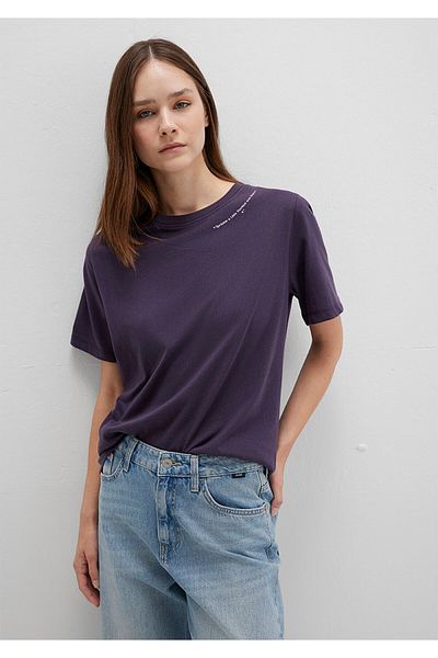 Mavi Τυπωμένο μωβ μπλουζάκι Regular Fit / Normal Cut 1613486-70688