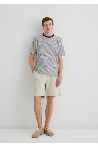 Mavi Beige Knitted Shorts 0410314-70144