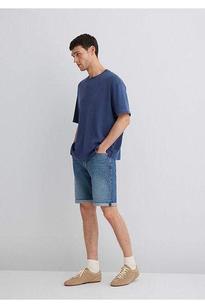 Mavi Brian 90S Indigo Blue Jean Shorts 0418487835