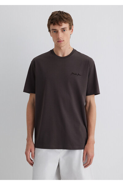 Mavi Ανδρικό T-shirt Dark Brown M0612733-70219
