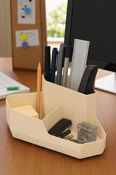 DOVİHOME Young Desktop Pen Organizer Pen Holder Powder Pink
