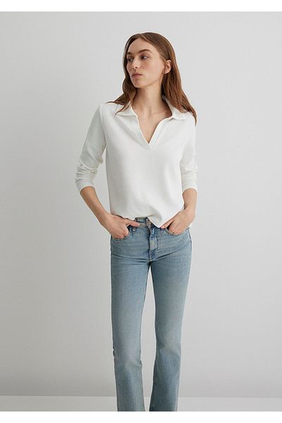Mavi Tricou polo Ecru Regular Fit 1613540-70057