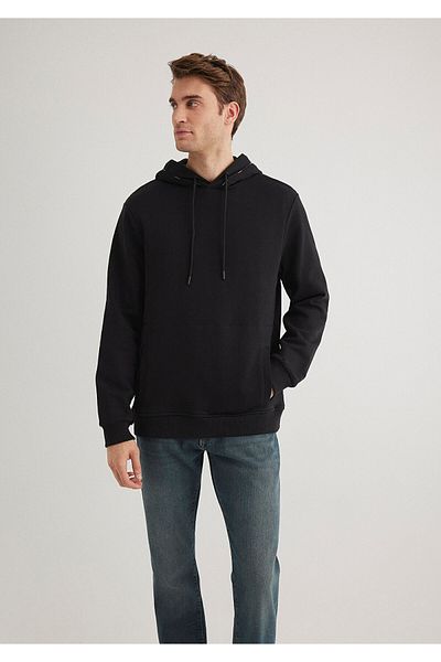 Mavi Black Hooded Sweatshirt - 0S10330-900