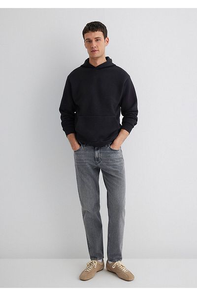 Mavi Black Hooded Basic Sweatshirt - 0S10275-900