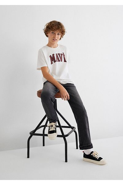 Mavi Tricou alb cu imprimeu cu logo Regular Fit / Regular Fit 6610030 -81964