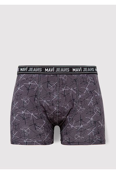 Mavi Gray Printed Boxers - 0911371 -80867 Model
