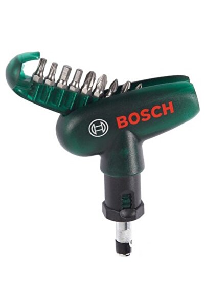 Bosch Dıy Cırcırlı Tornavida Ve 9 Parça Vidalama Ucu - 2607019510